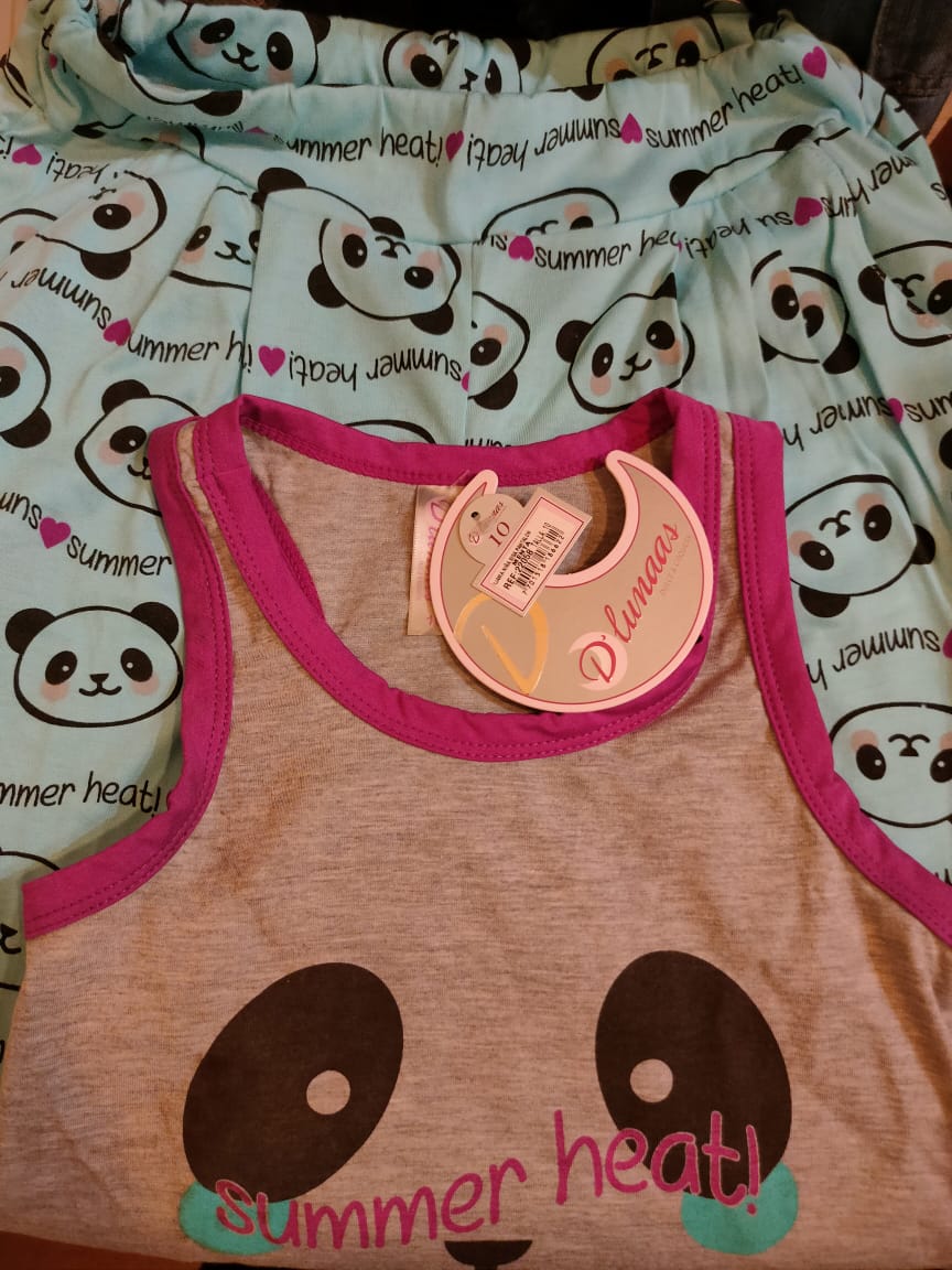 Pijama De Niña Conjunto 14374 Conjunto 22058