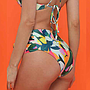 Traje de Baño Bikini Talle Alto Garotas 3594